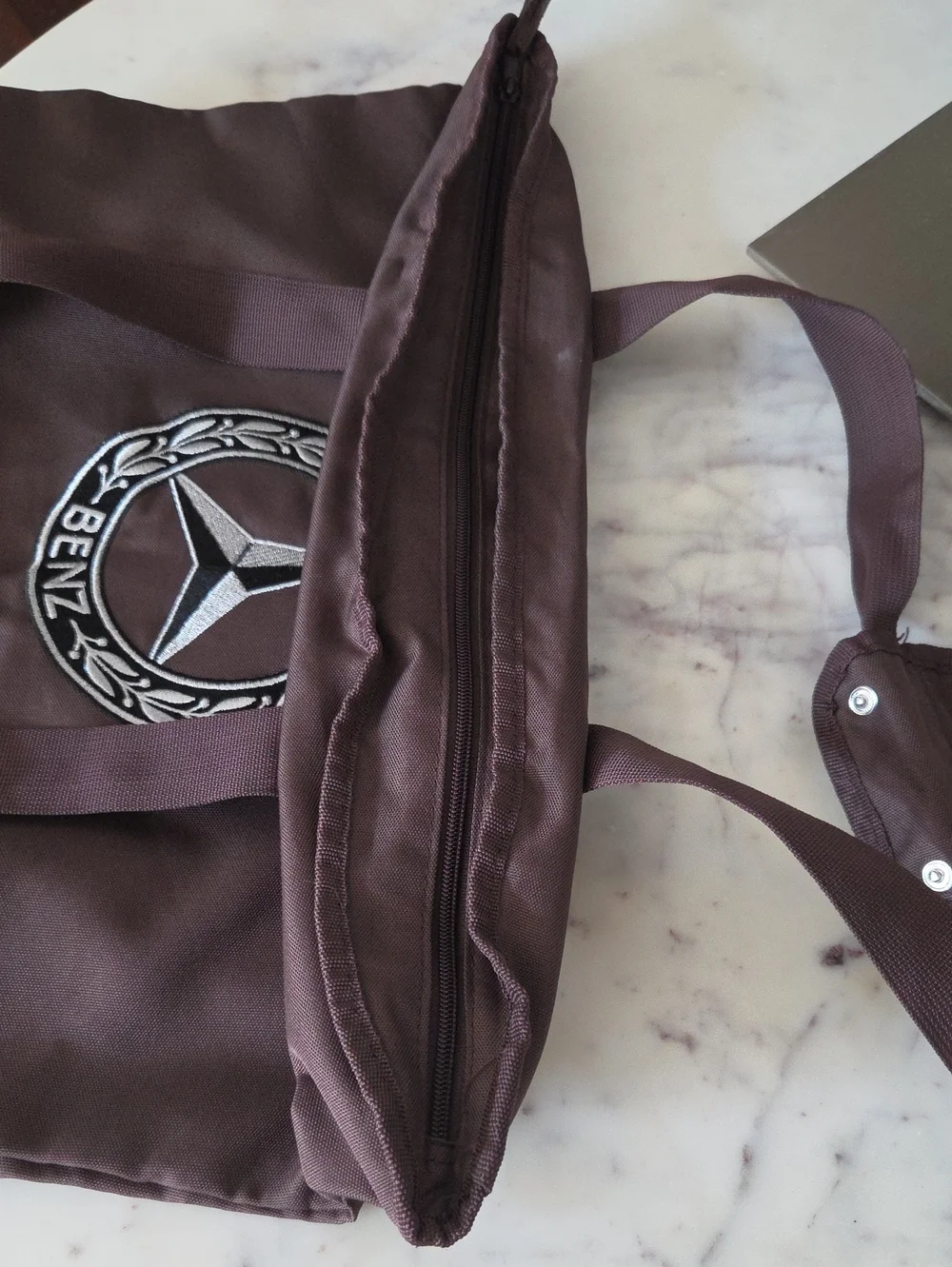 Mercedes Benz Tote Bag - Travel Shopper Brown